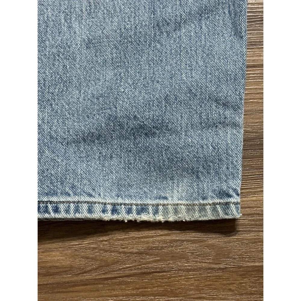 Vintage Levis 505 Regular Fit Straight Light Wash Jeans Men Sz 36x30 Denim